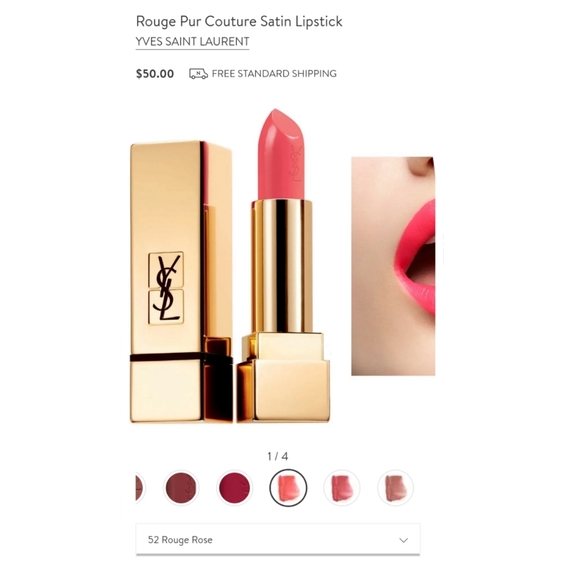YSL Rouge Pur Couture Satin Lipstick 52 - Picture 4 of 6